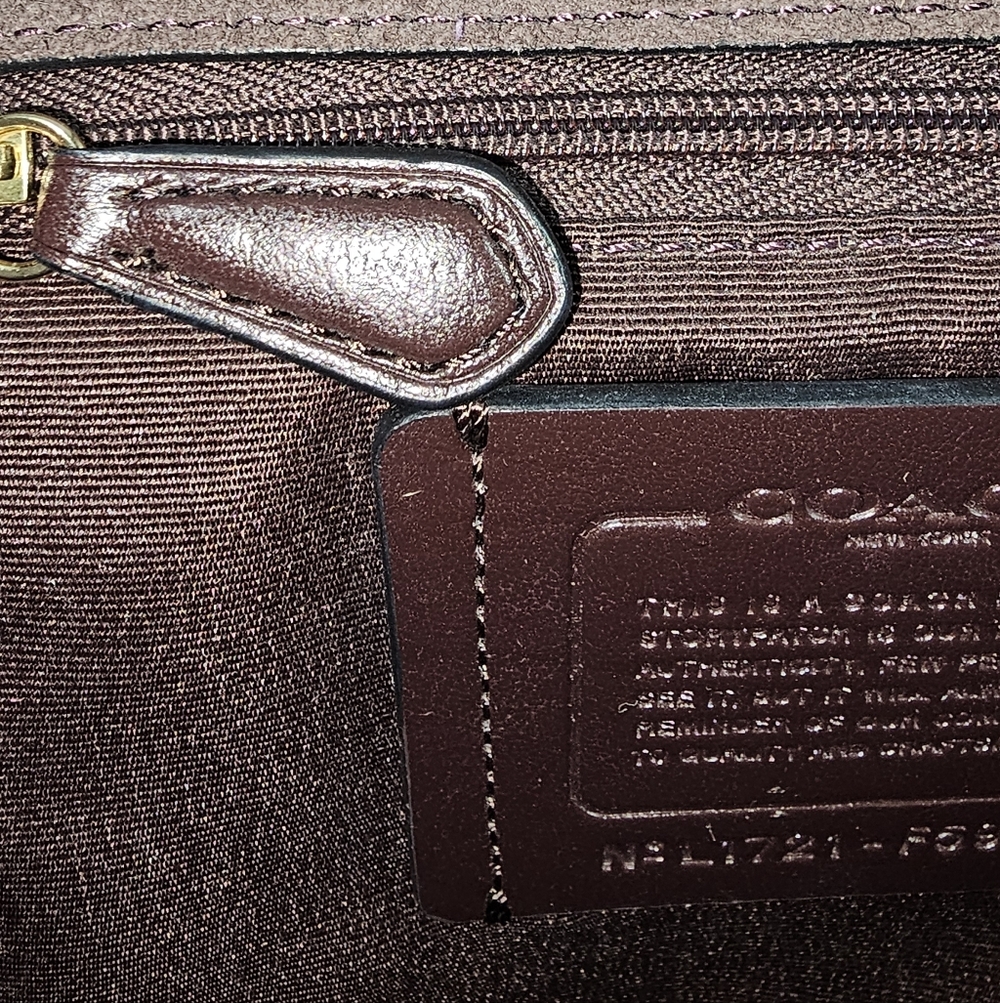 🖤 Authentic Coach Mini Rucksack – Black Pebbled Leather | Gold Hardware | 2017 - Picture 10 of 10